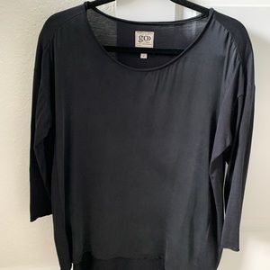 Go By Go Silk blouse with a casual style.